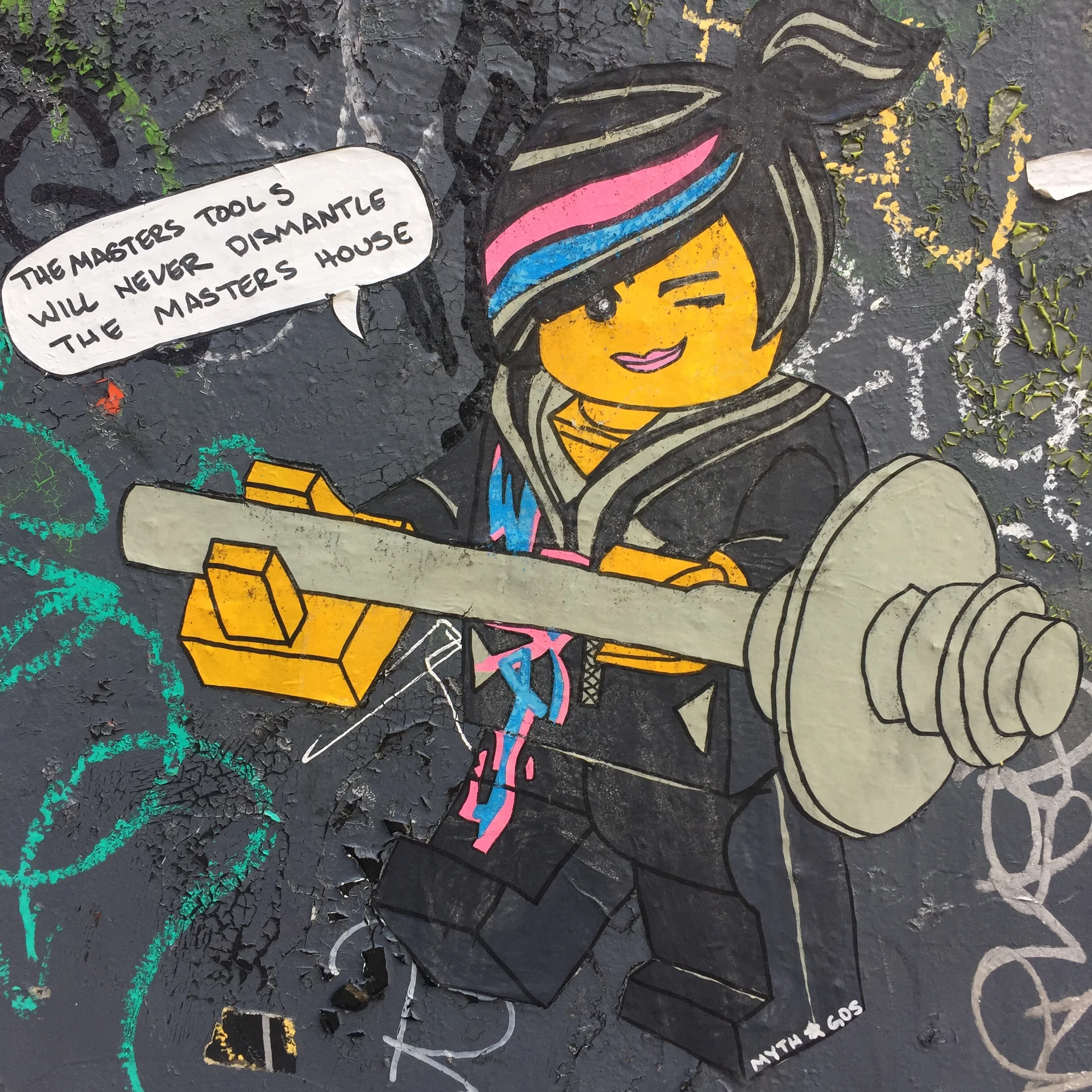 A photo I took on a Brooklyn wall, quoting Audre Lorde.