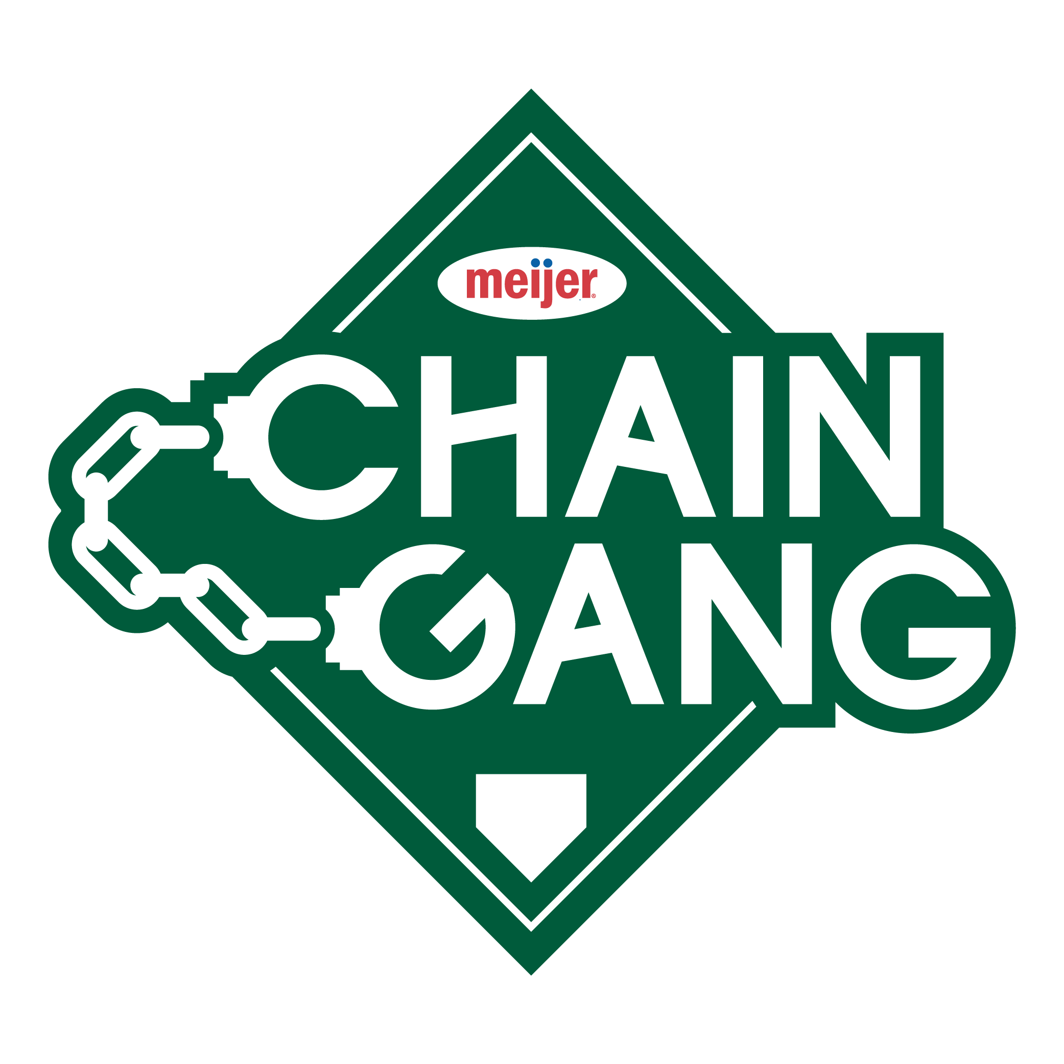Chain Gang logo created for the team's promotional team to wearing during games and at events.