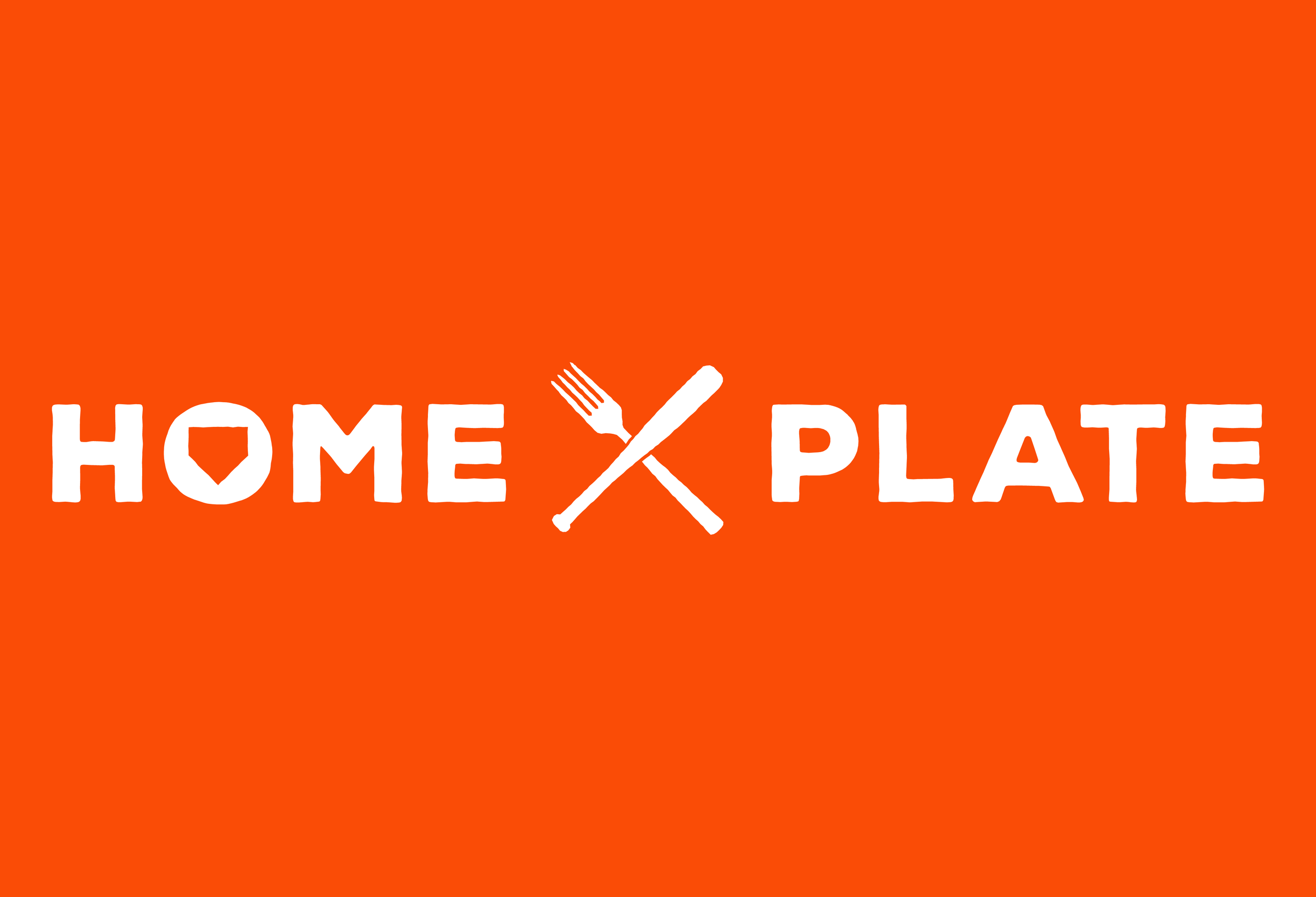 Home Plate concession area logo for food stand.
