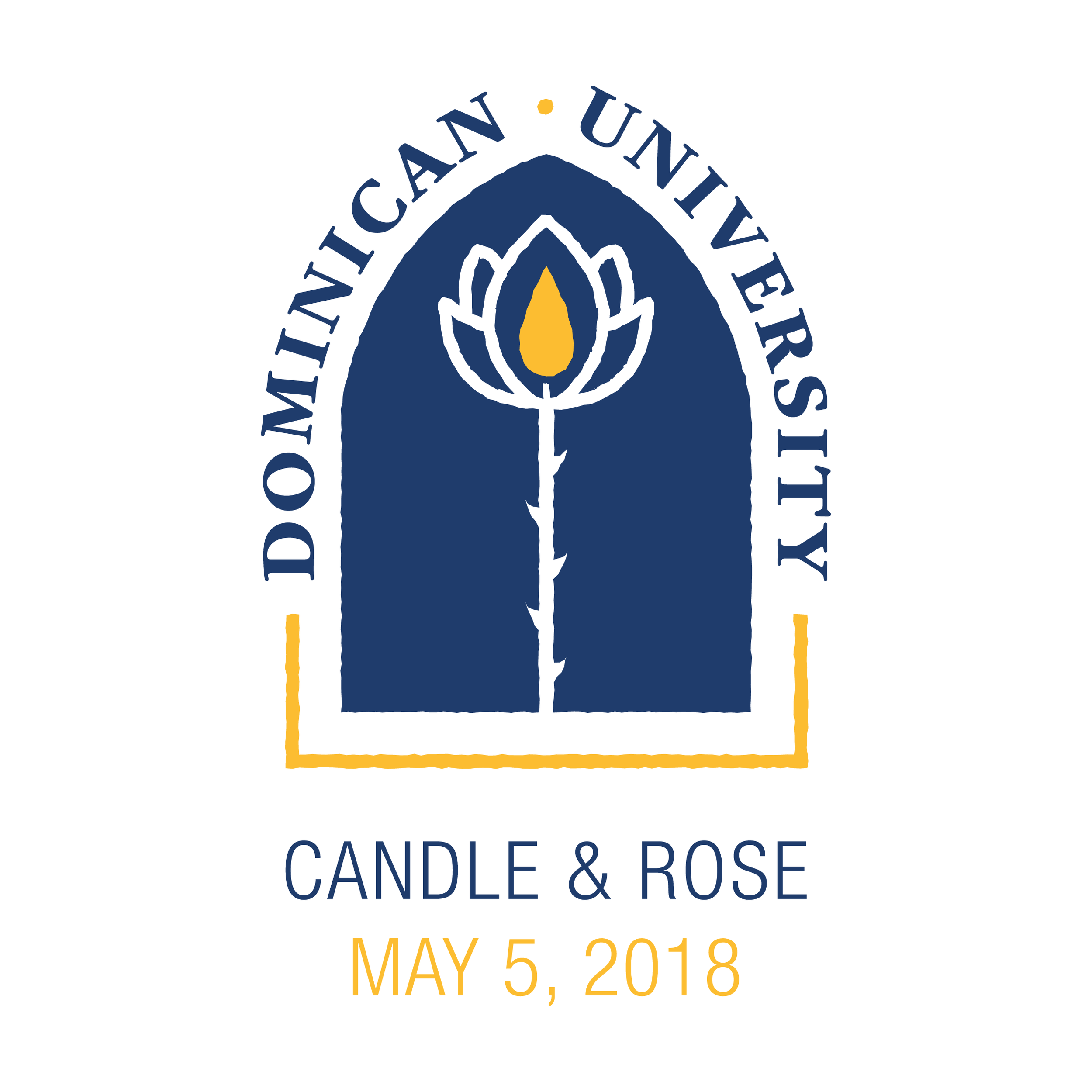 Candle & Rose Logo