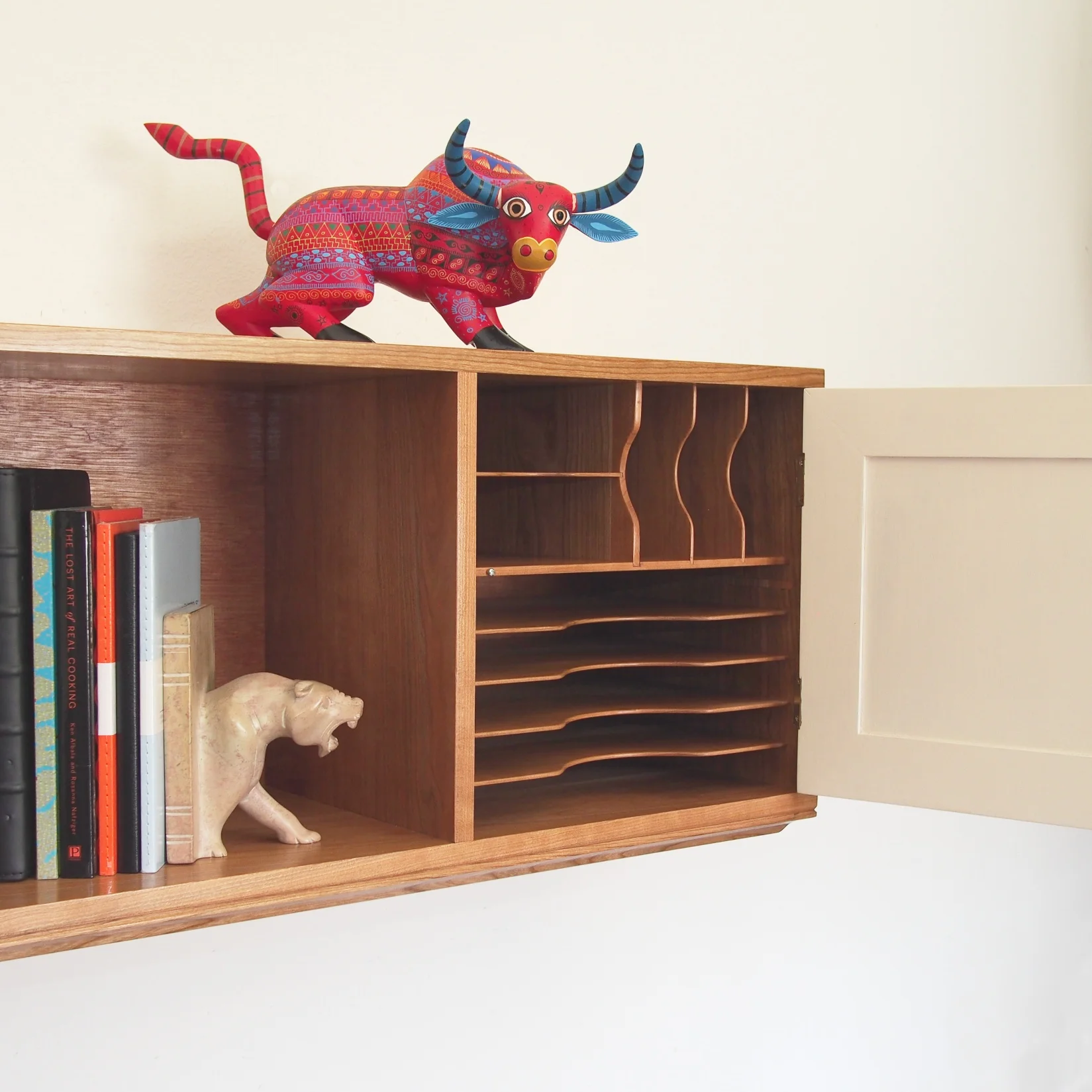 Wall Mounted Cabinet, Mailboxes, Paper Trays and Desk Light