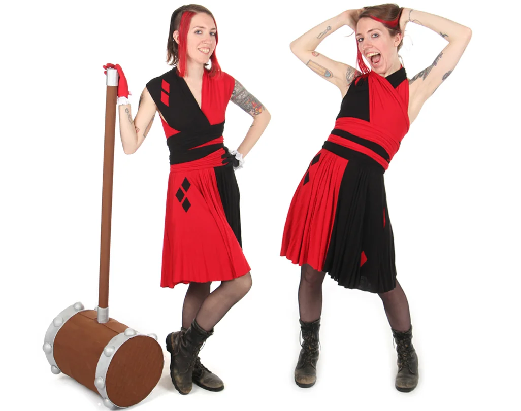 Harlequin Convertible Dress