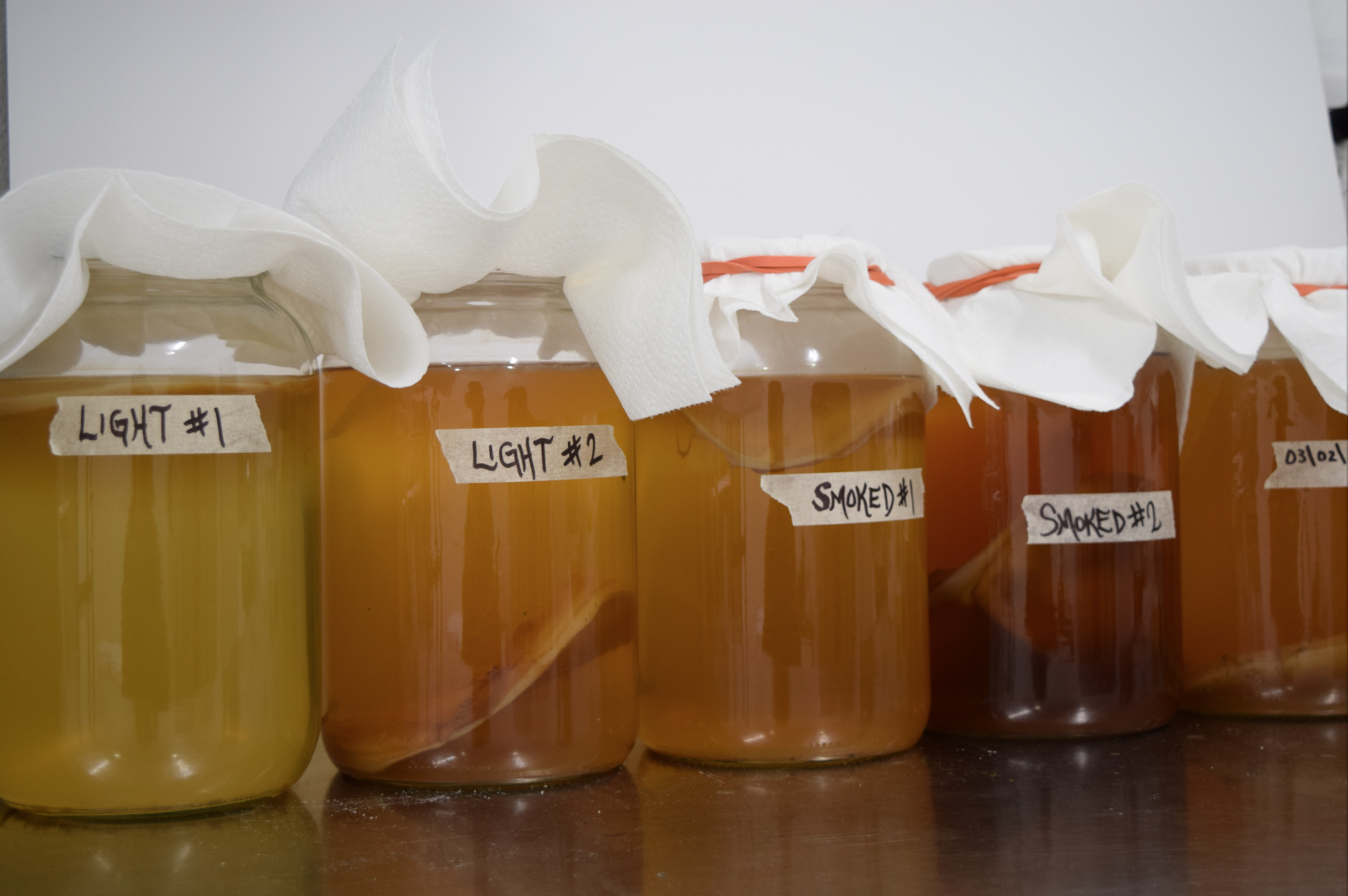 Harvest Roots first Inari Tea sensory experiments. Photo: Pete Halupka