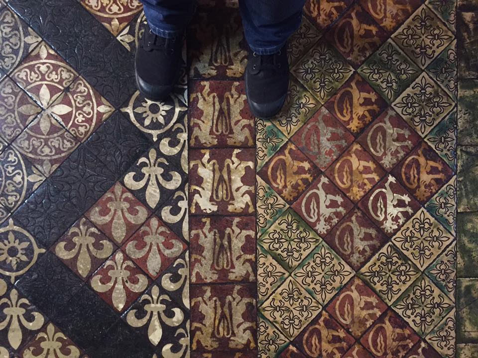 In love with the floor at Christchurch cathedral.