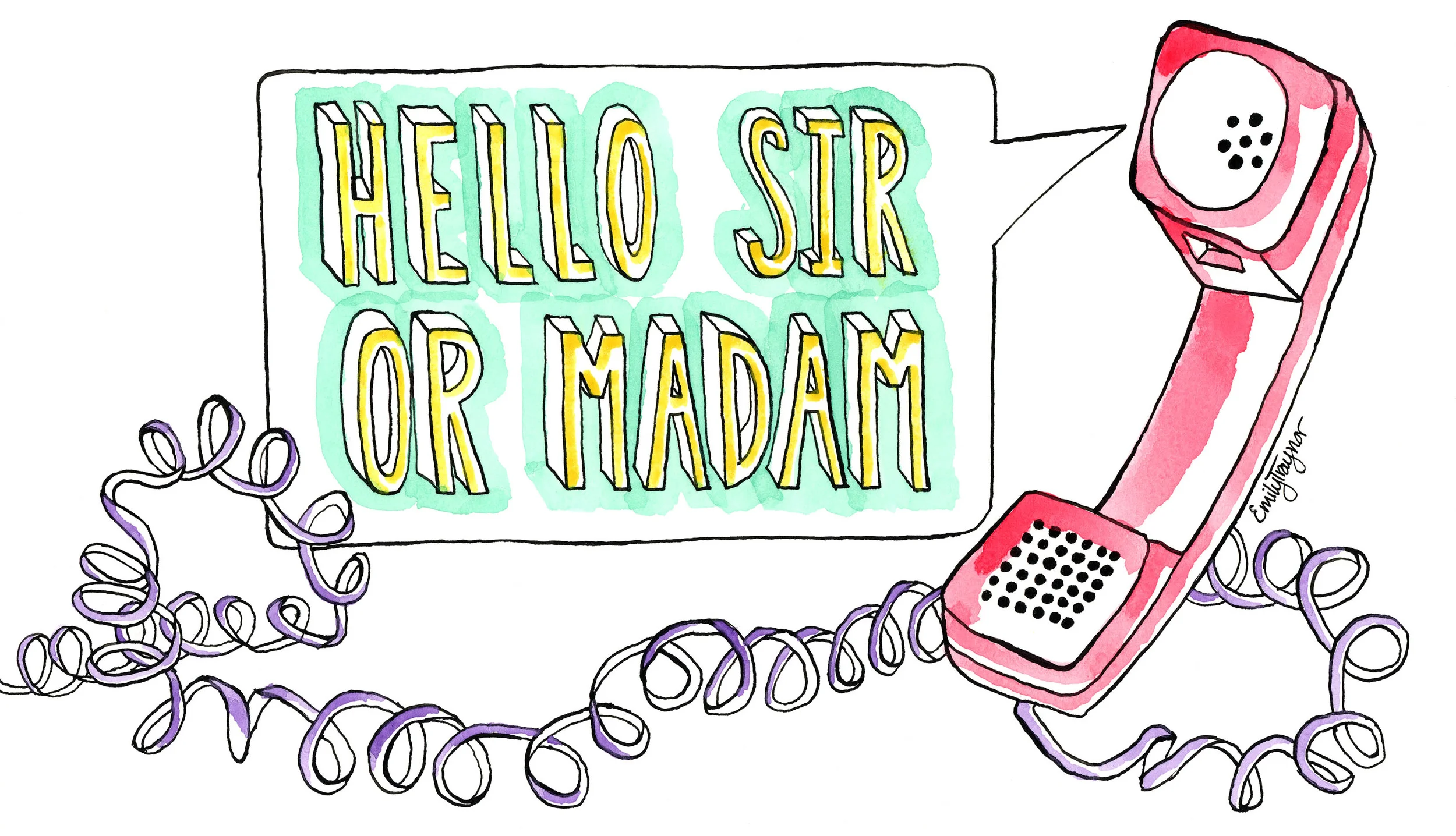 STIR Journal editorial: Hello Sir or Madam
