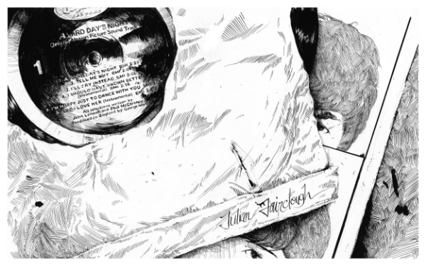 back endpapers for 'ollie'