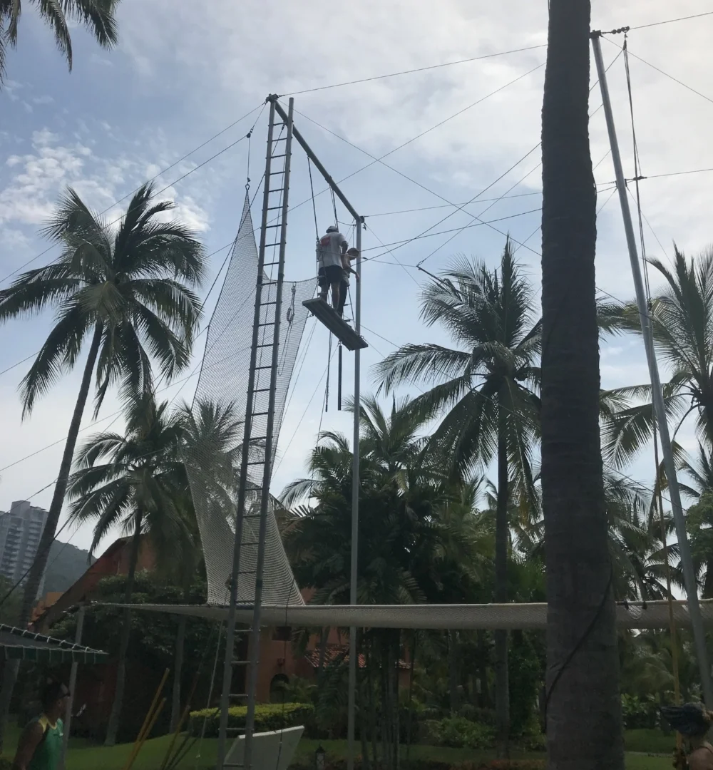 Trying out the trapeze and embracing new experiences in between sessions at Opportunity Collaboration