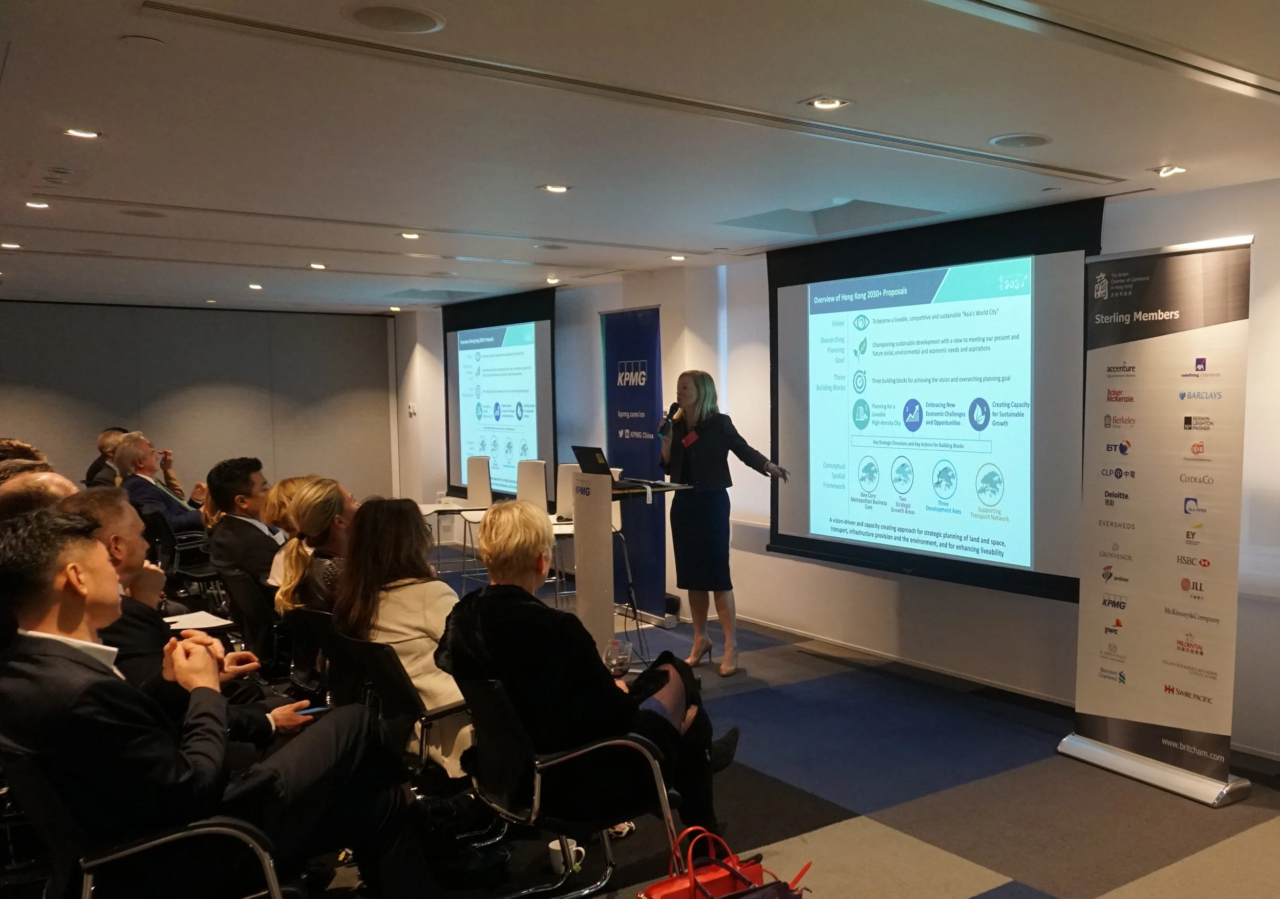 Waters Economics speaks at British Chamber Evening Seminar on Hong Kong 2030+