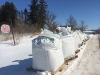 Sure sign of Spring - totes and totes of potting soil for Turnip Rock and neighboring CSA farms lining the driveway!