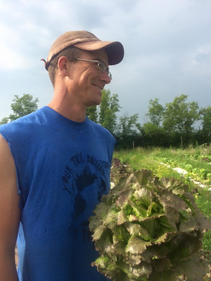  A happy farmer! 