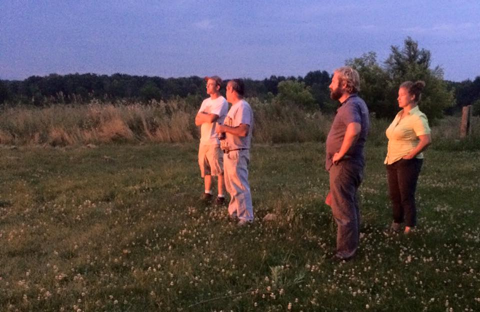  found some time to enjoy the glow of a bonfire with Paul and Chris from Foxtail Farm and Juli and Jason from Steady Hand Farm. &nbsp;Hope everyone is enjoying the beautiful summer we are having! 