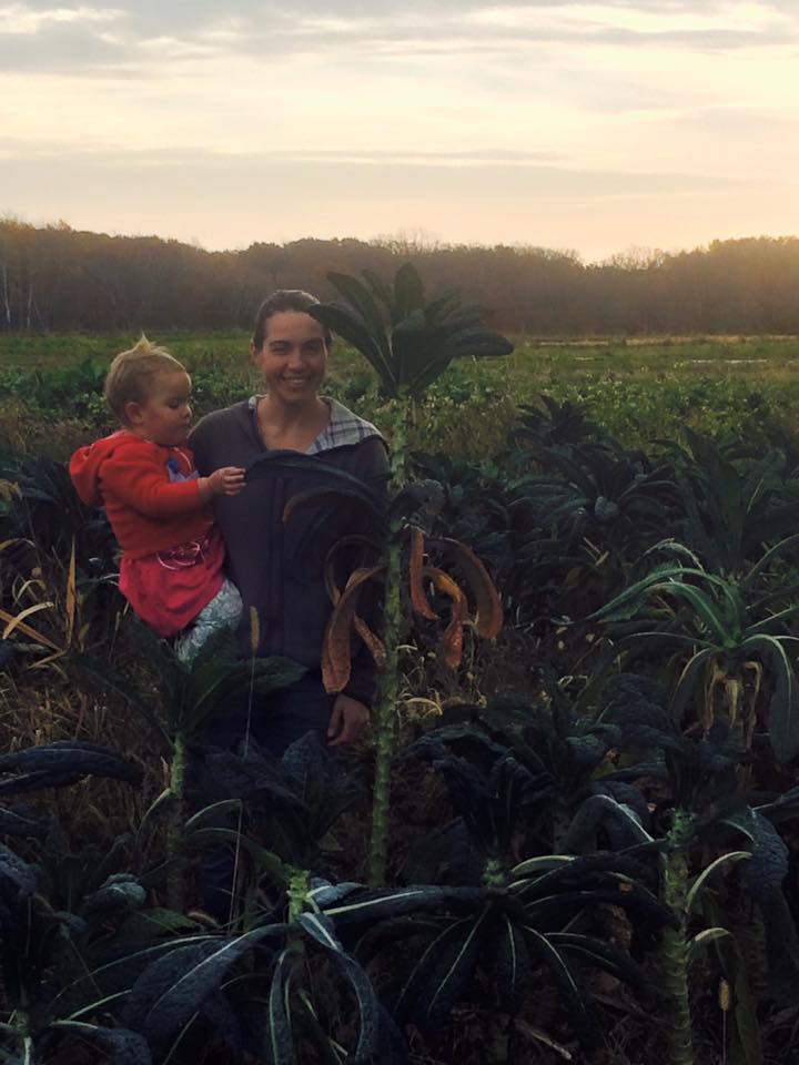  tallest kale plant ever!&nbsp; (or maybe shortest farmer?) 