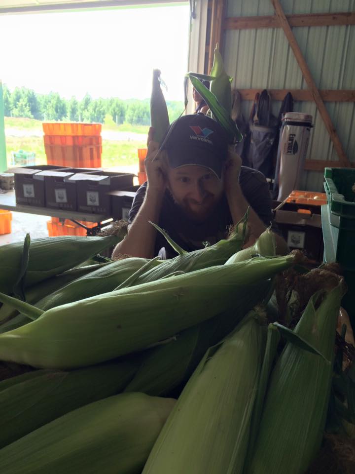 And Andrew is enjoying packing it into your CSA boxes! 