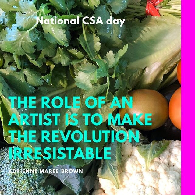 Regenerative organic direct market  farmers who care about our future are artists. Our medium is dirt, our gallery is your kitchen.  Join us on National CSA day Feb 28th. Sign up for a summer of one of a kind seasonal eating.  in the form of vegetabl