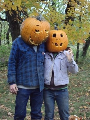  Pumpkin head picture of your farmers from year one CSA in 2009! 