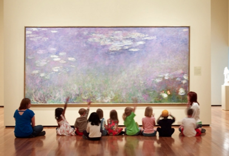 Wouldn't it be nice to sit in front of Monet's Water Lillies? Maybe next semester! :)