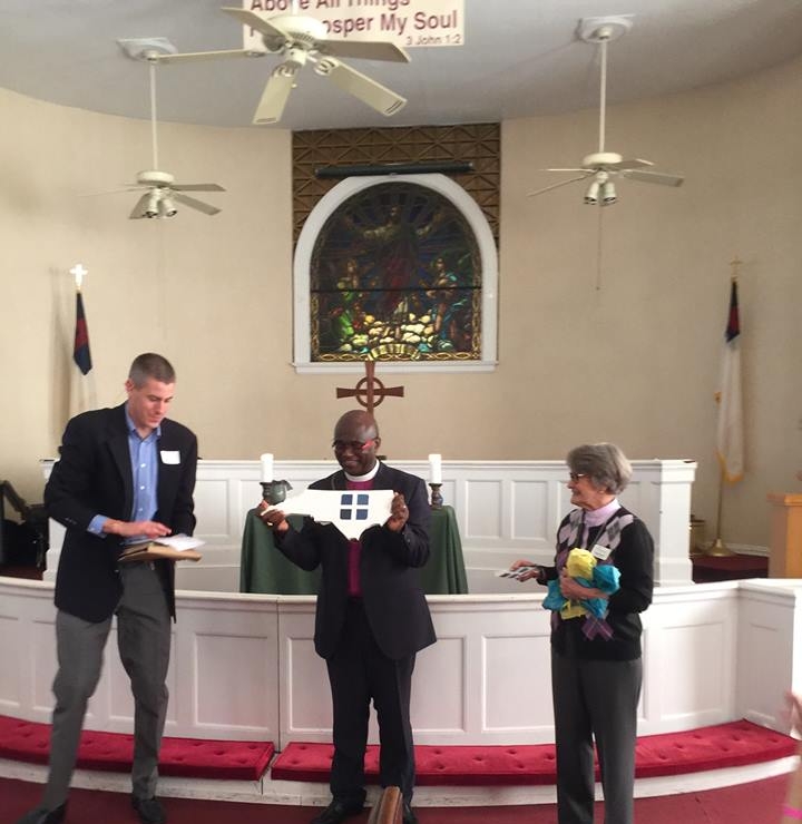 Rev. Ford Jordan, Bishop Jered Kalimbe, Deacon Teresa Kincaid