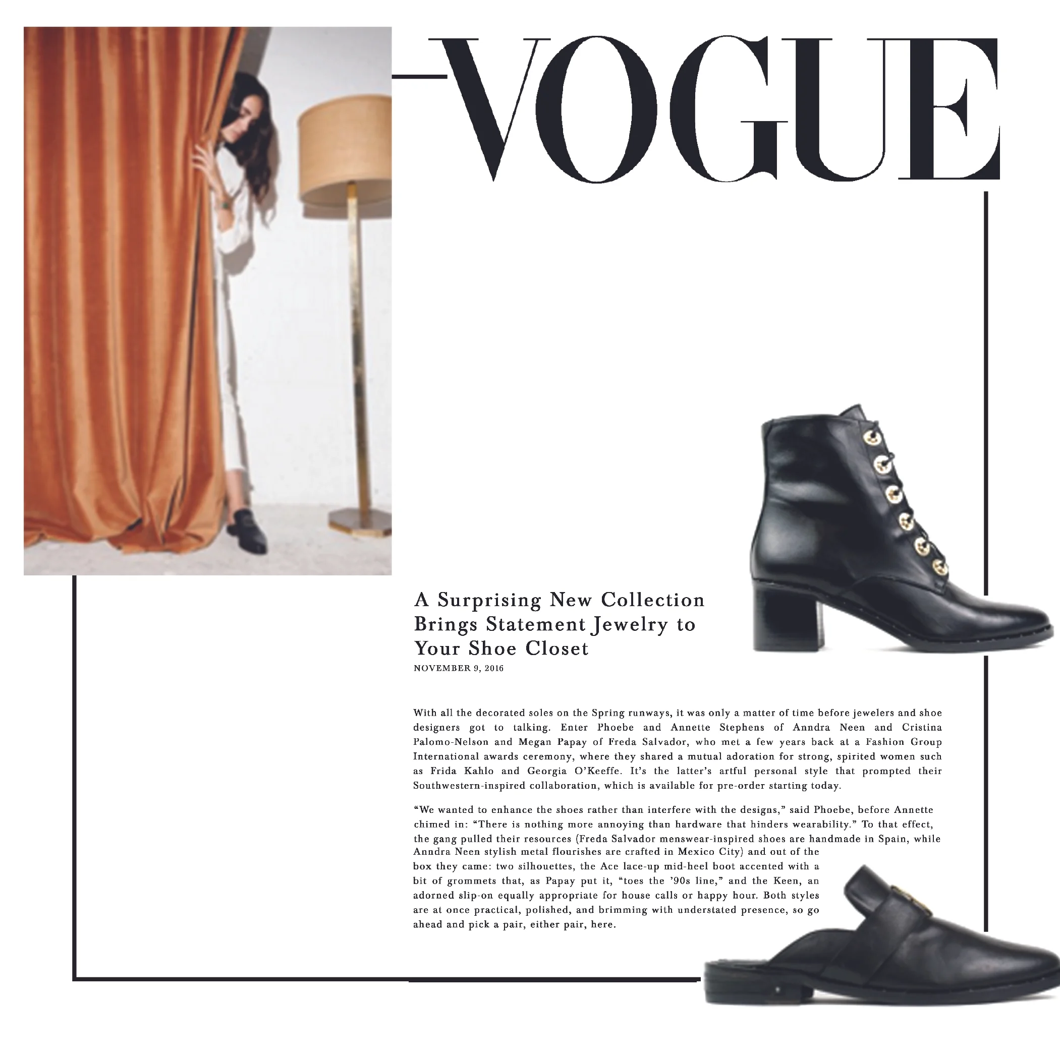 Vogue U.S | November 2016 | Anndra Neen 