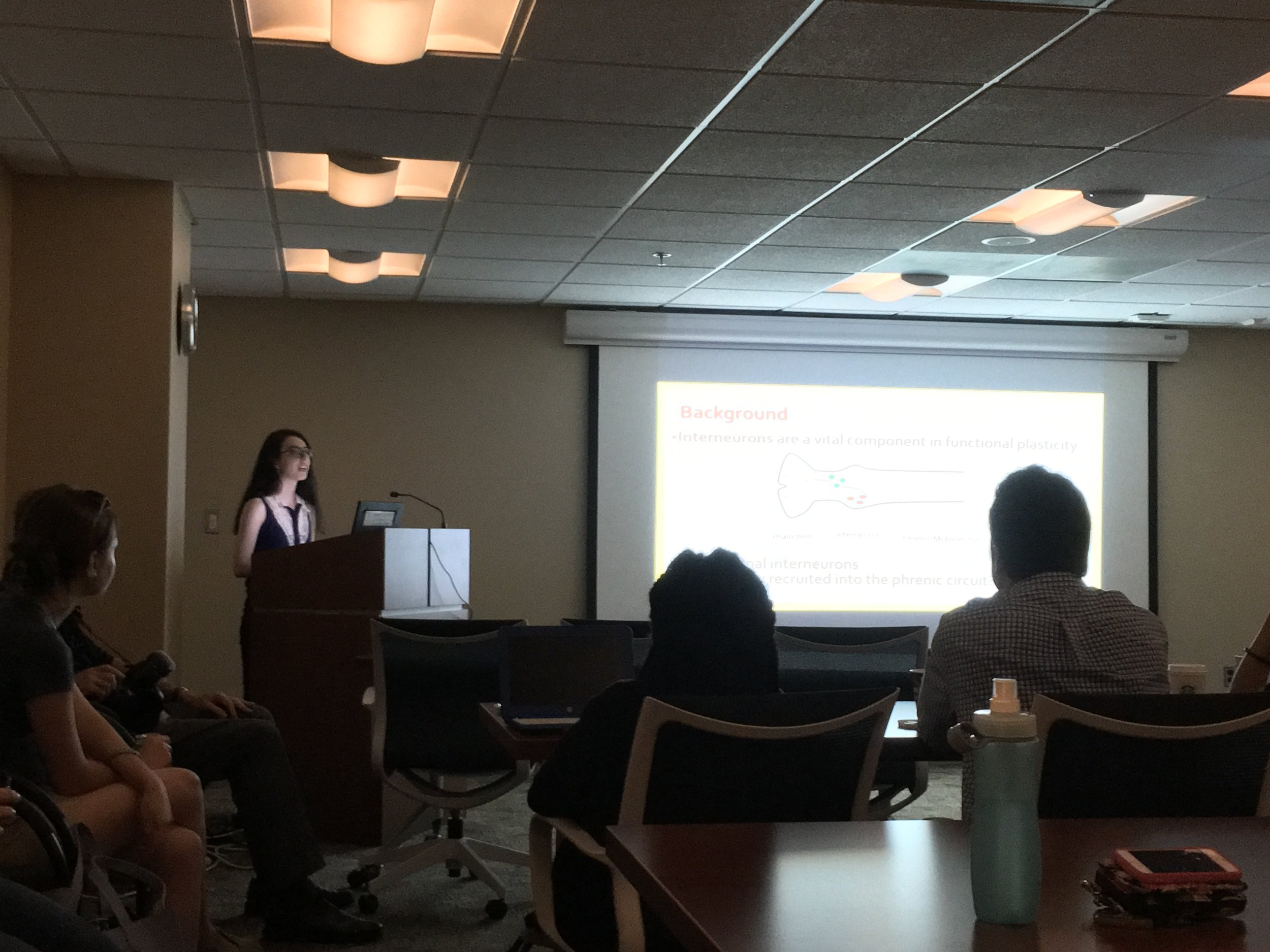 Congratulations to Jordyn for an outstanding summary of her summer research. Look forward to seeing this in press.