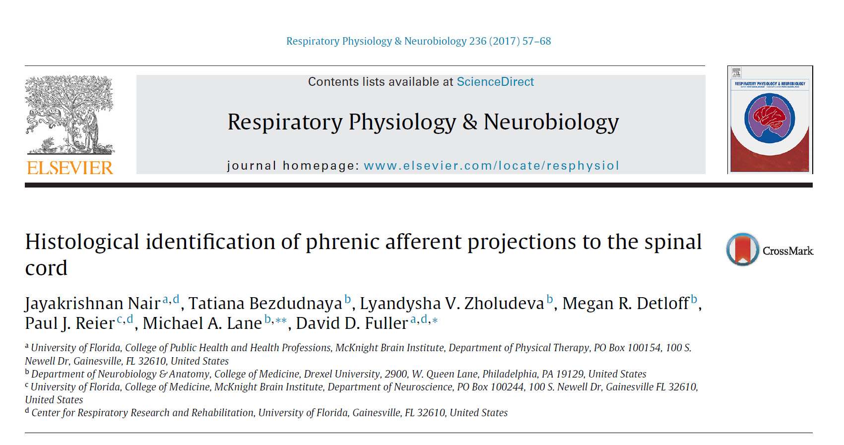 This research was a collaboration with David Fuller and colleagues at the University of Florida