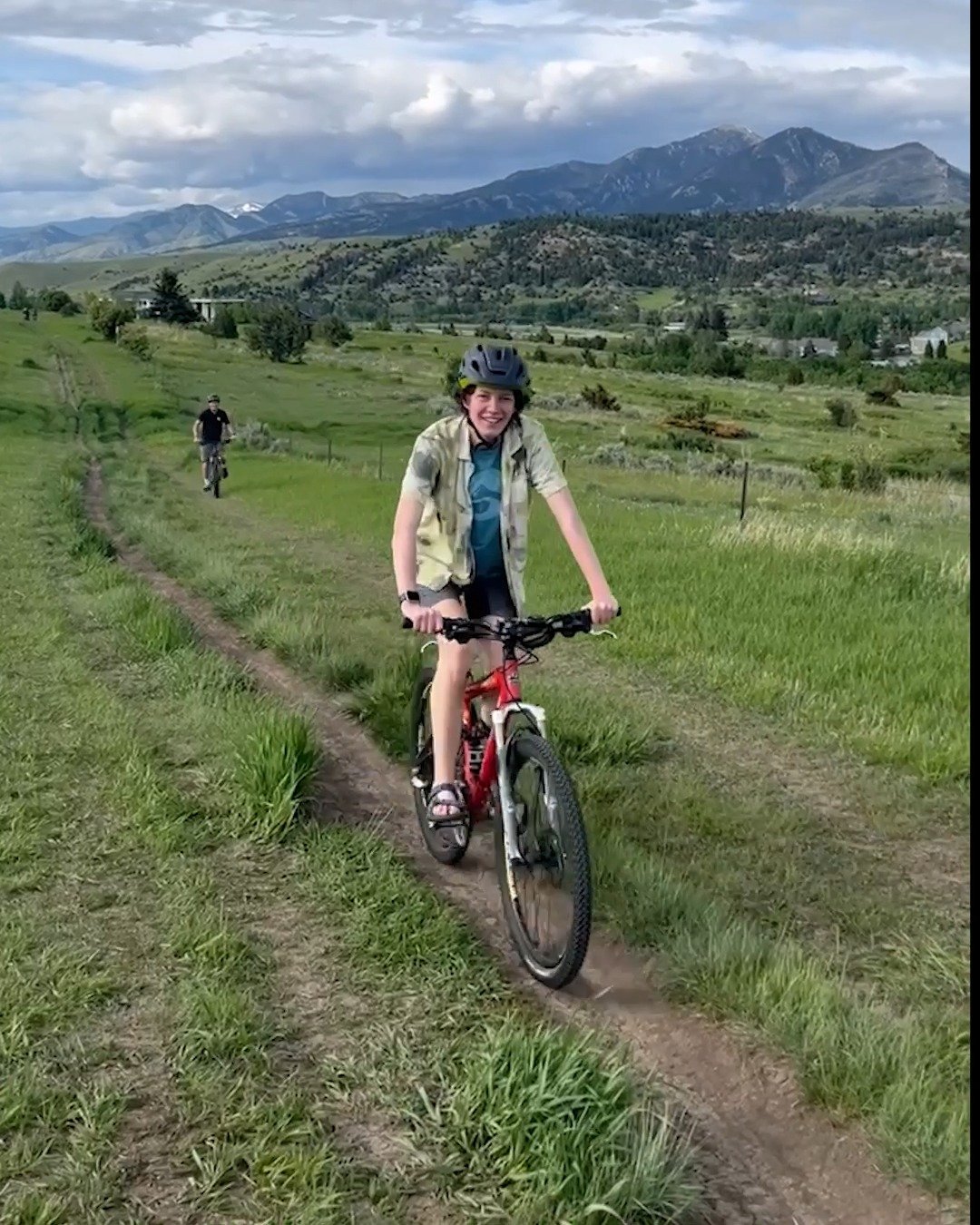 Our teens are cruising through summer ☀️Bozeman trails, good friends, and freedom on two wheels.