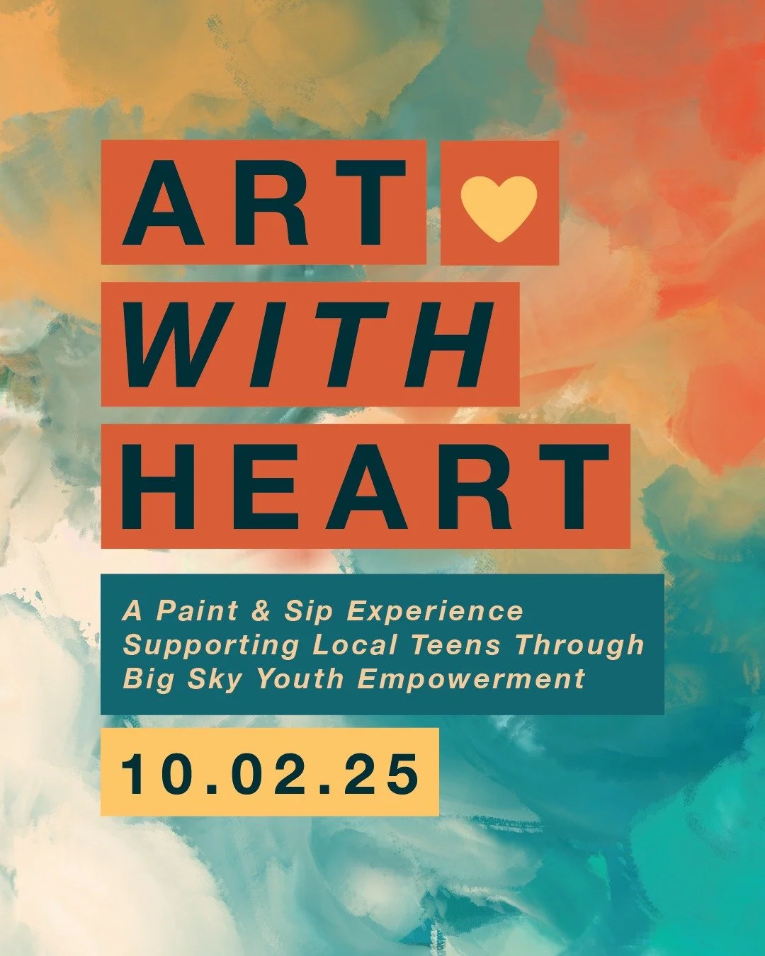 Join us @skyorowomen for a fun &amp; inspiring evening of creativity, connection, and community impact, all while supporting Big Sky Youth Empowerment. Link in Bio

📅 Thursday, October 2 
🕦 5:30 PM - 7:30 PM
📍 Sky Oro, 107 E Oak St, Ste 1A, Bozema