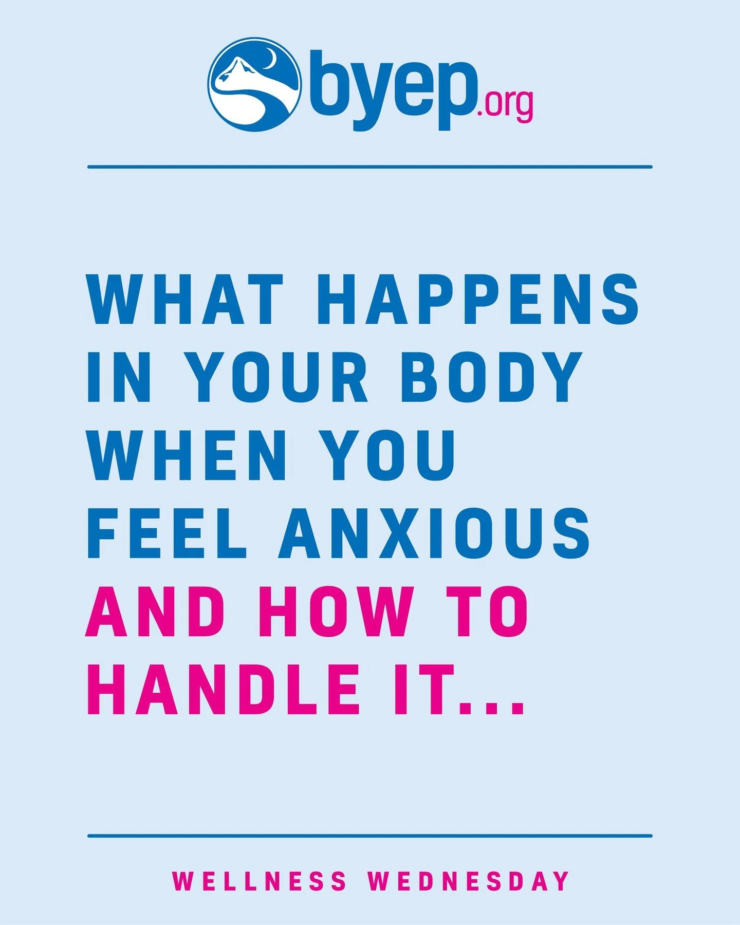 Every feeling in our body comes with a message.

Anxiety&rsquo;s message usually sounds like: &ldquo;Hey, something feels off &mdash; pay attention!&rdquo;

When you start to feel your heart race, your stomach twist, or your hands get sweaty &mdash; 