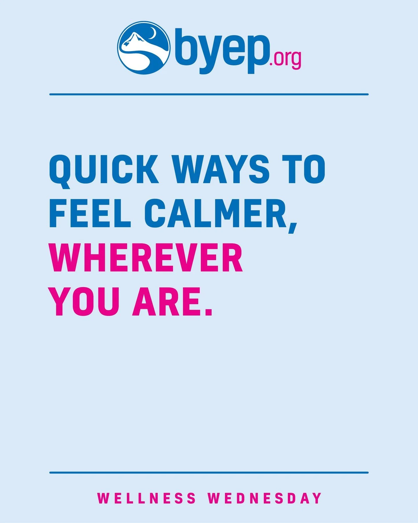 As the snow is outside, today&rsquo;s Wednesday Wellness is a reminder that calm can be as simple as stepping outside and letting the world hold you for a moment.

Breathe in the fresh air.
Notice the snow around you.
Listen to the sounds that remind