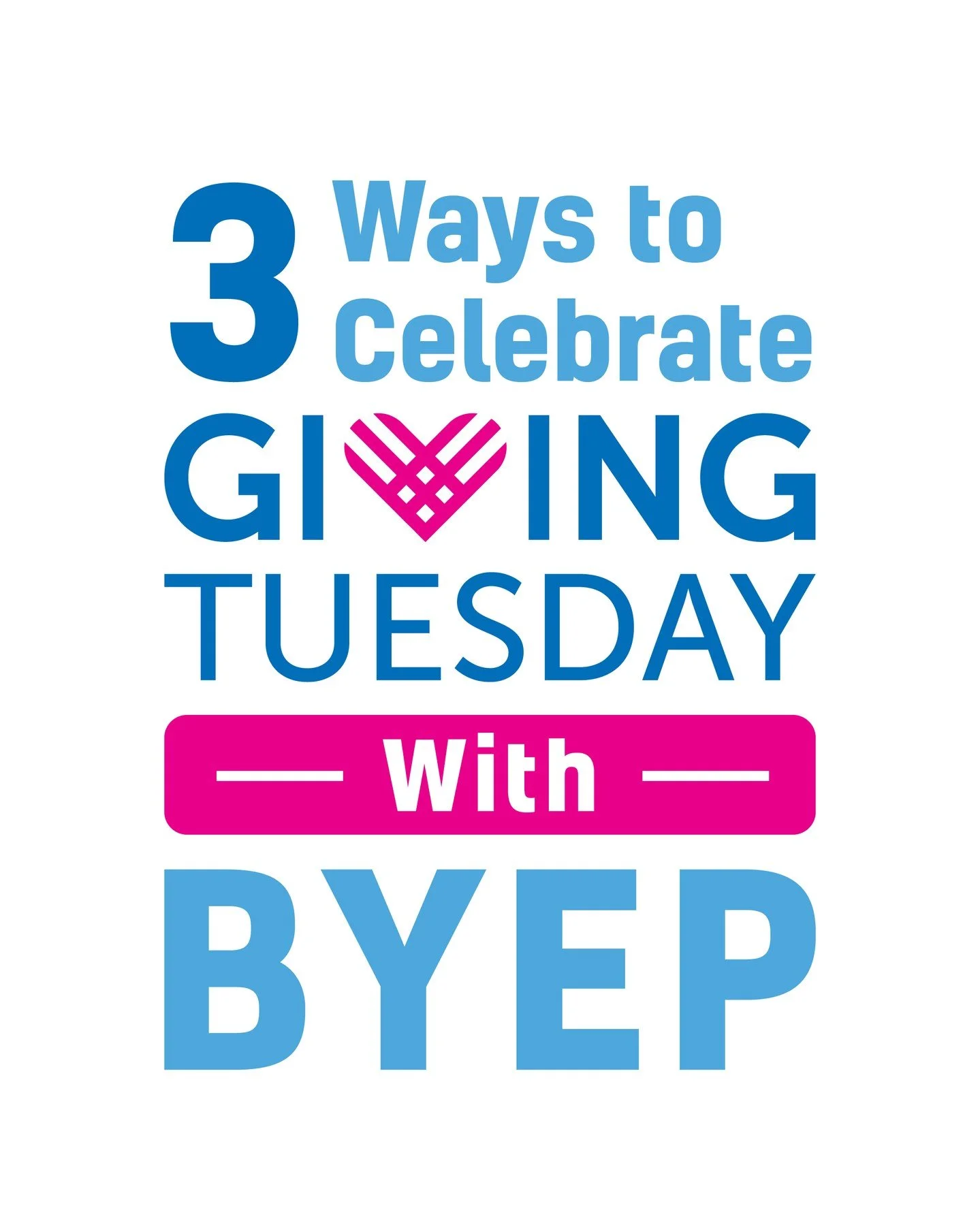 It&rsquo;s Giving Tuesday! 💙

Today, you can help BYEP teens grow and thrive by donating, volunteering, or simply spreading the word. Small actions. Big impact. Thank you for supporting our community. 💙

#BigSkyYouthEmpowerment #BYEPCommunity #BYEP