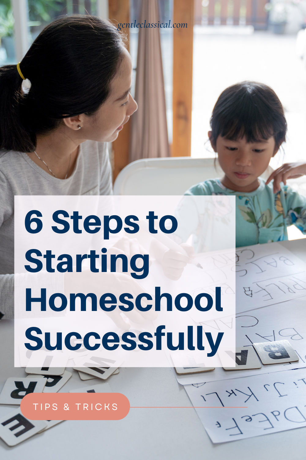 6 Steps to Start Homeschooling Successfully (or HOW to get started without losing it...)