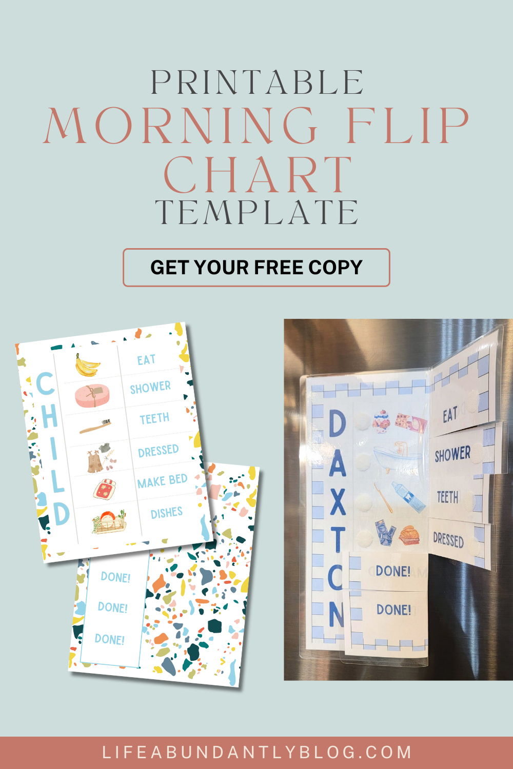 FREE Morning Flip Chart | Reclaim Your Mornings!