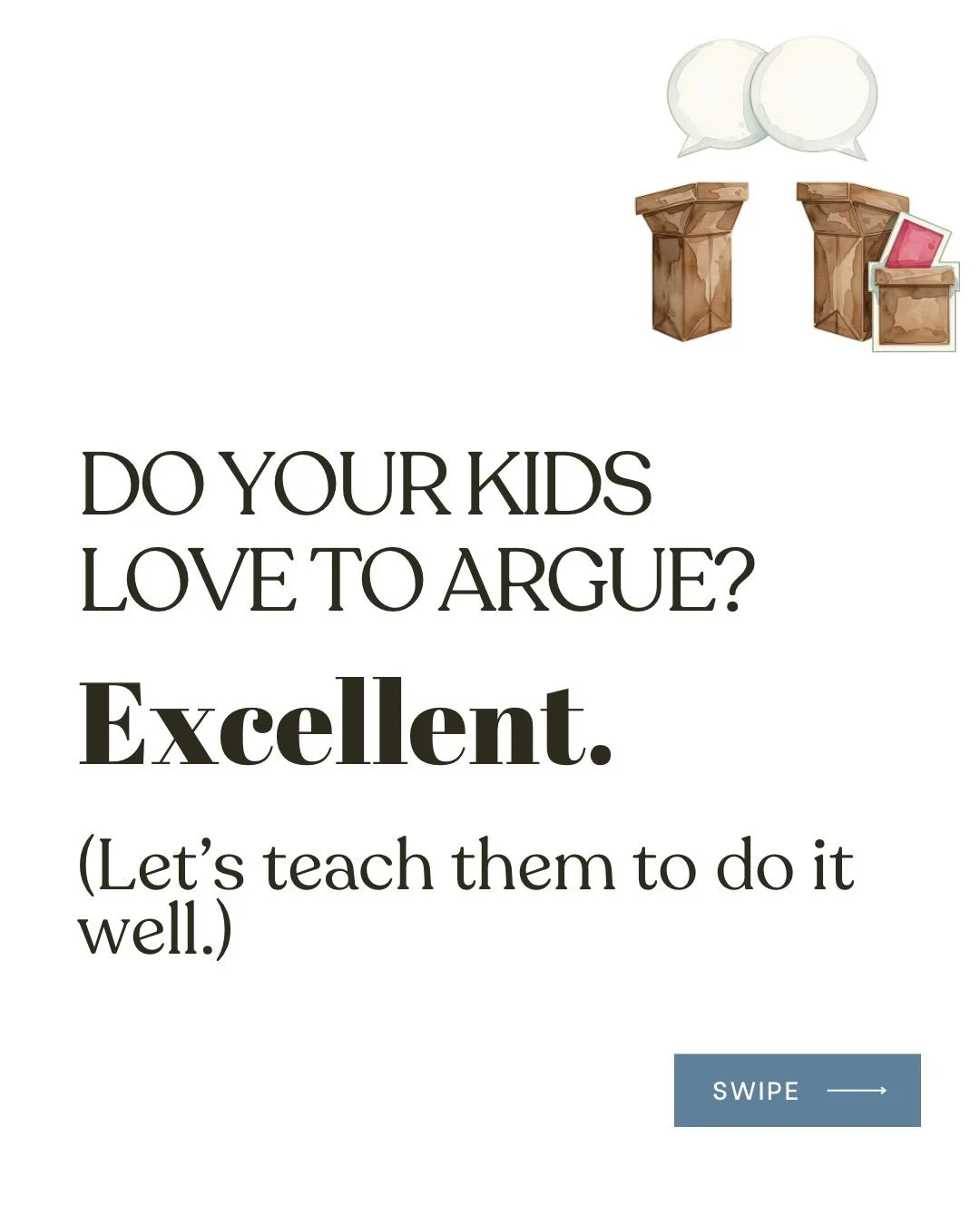 Now when my boys argue, it becomes a lesson in logic and debate. They love that 🤪

But seriously, this may be the most enthusiastically requested schoolwork we&rsquo;ve ever had in their homeschool. And I&rsquo;m not sad about it. 

Comment CIVICS f