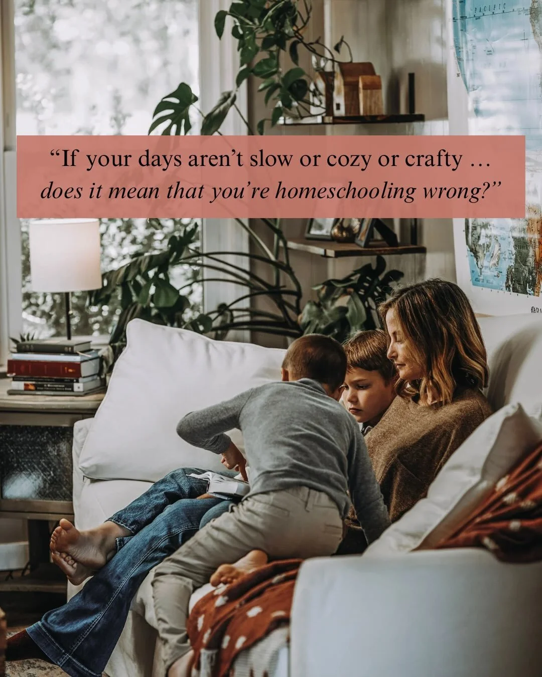 I love long read-alouds, nature walks and all the cozy things. I also think social media can make us forget how many perfectly healthy, happy homeschools don&rsquo;t look like that most days.

Families have different children, responsibilities, perso