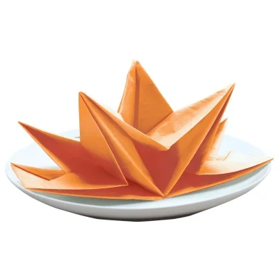 Persimmon Fancy Fold Napkins.jpg