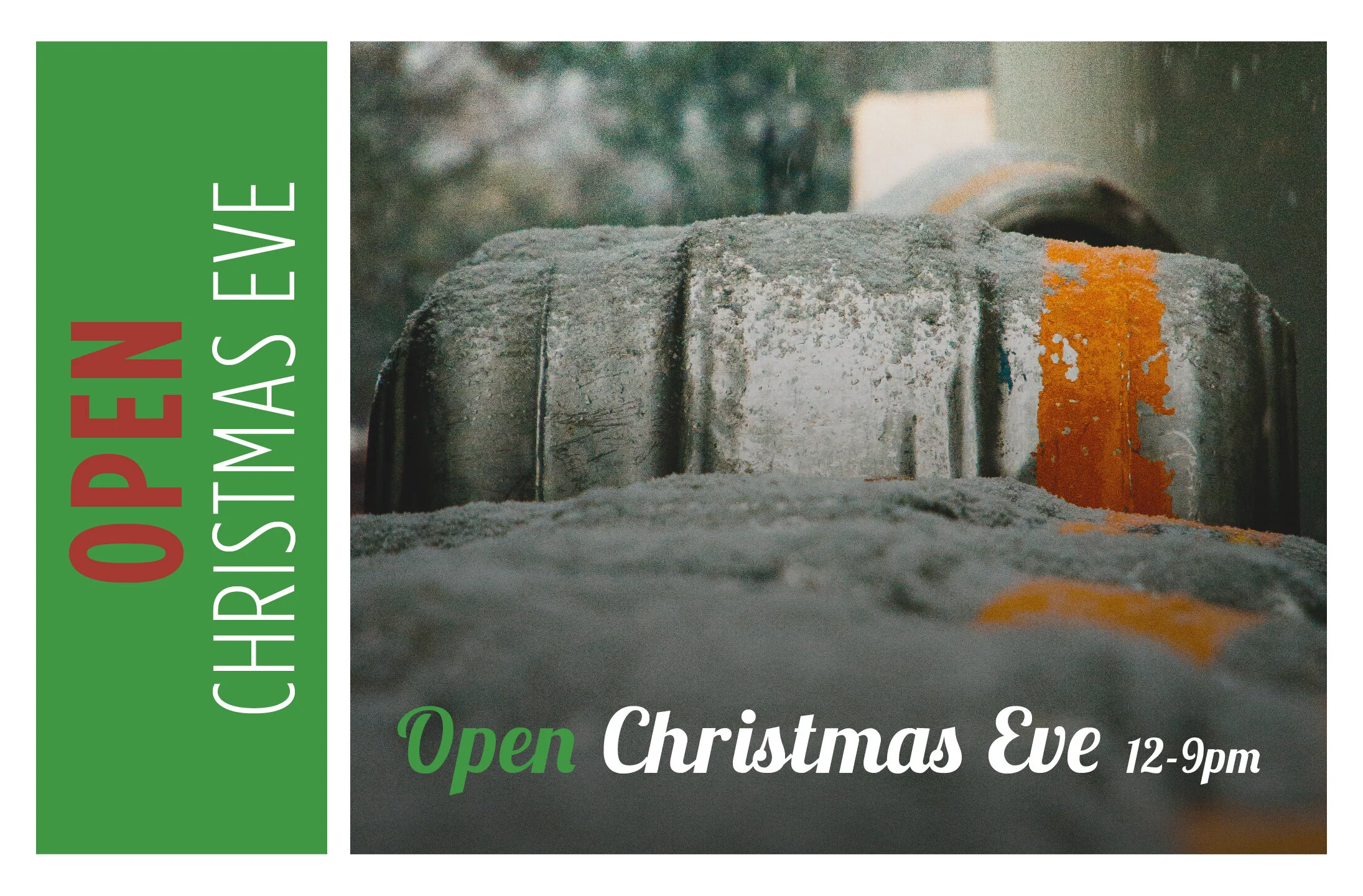 Open Chistmas Eve — Stones Throw Brewery