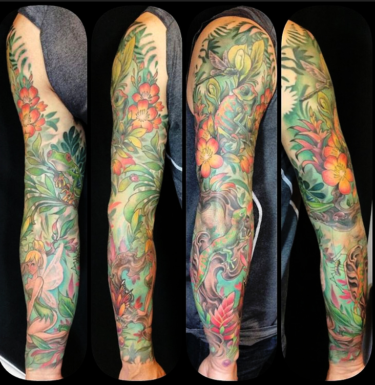 Srdjans sleeve  by Haley Adams  Tattoos