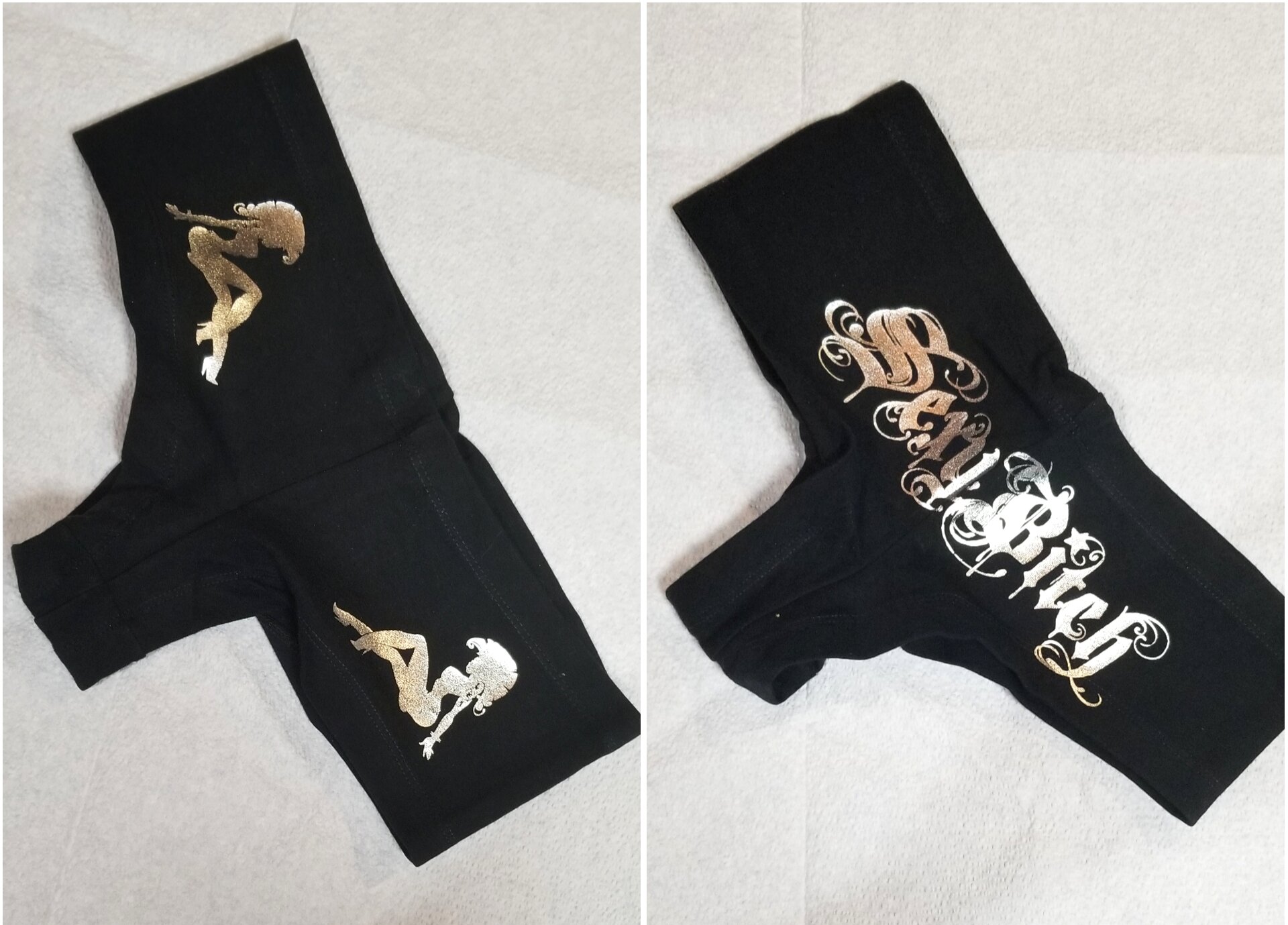 SEXY BITCH booty shorts (SIZE M)