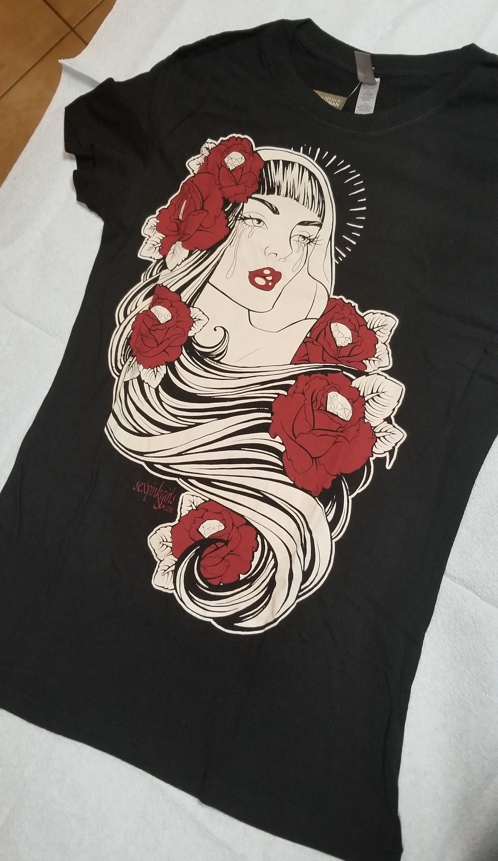 Sexy Ink Girls "MARY"  Tees and Tanks