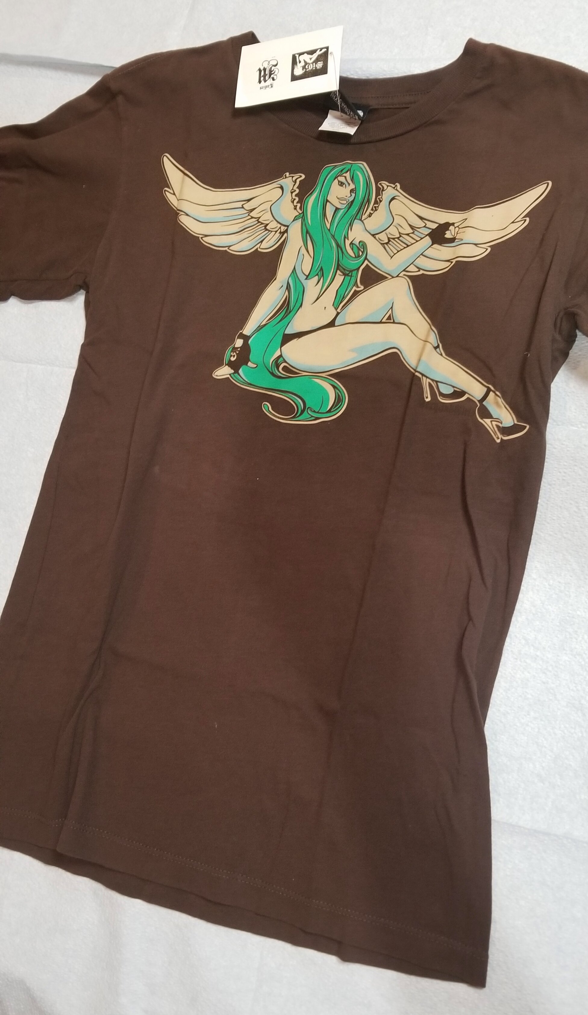 Sexy Ink Girls BROWN WINGS (SIZE M)