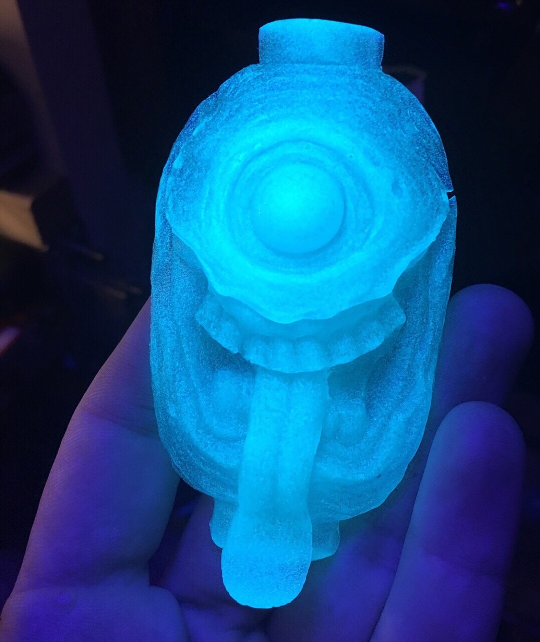 GLOW IN THE DARK RESIN CHOCHIN-OBAKE  by Paul Deters