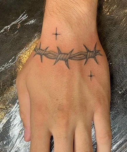 west barbed wire sparkle black and grey.JPG