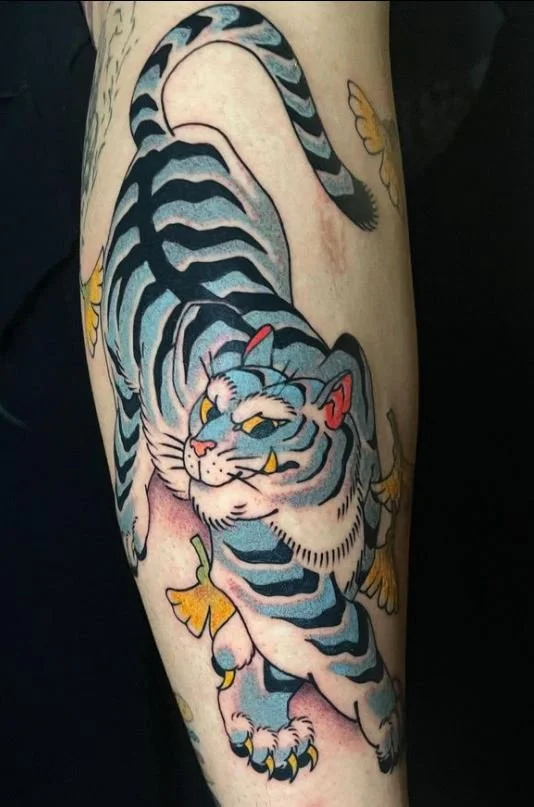 young tiger blue ginkgo big cat.JPG