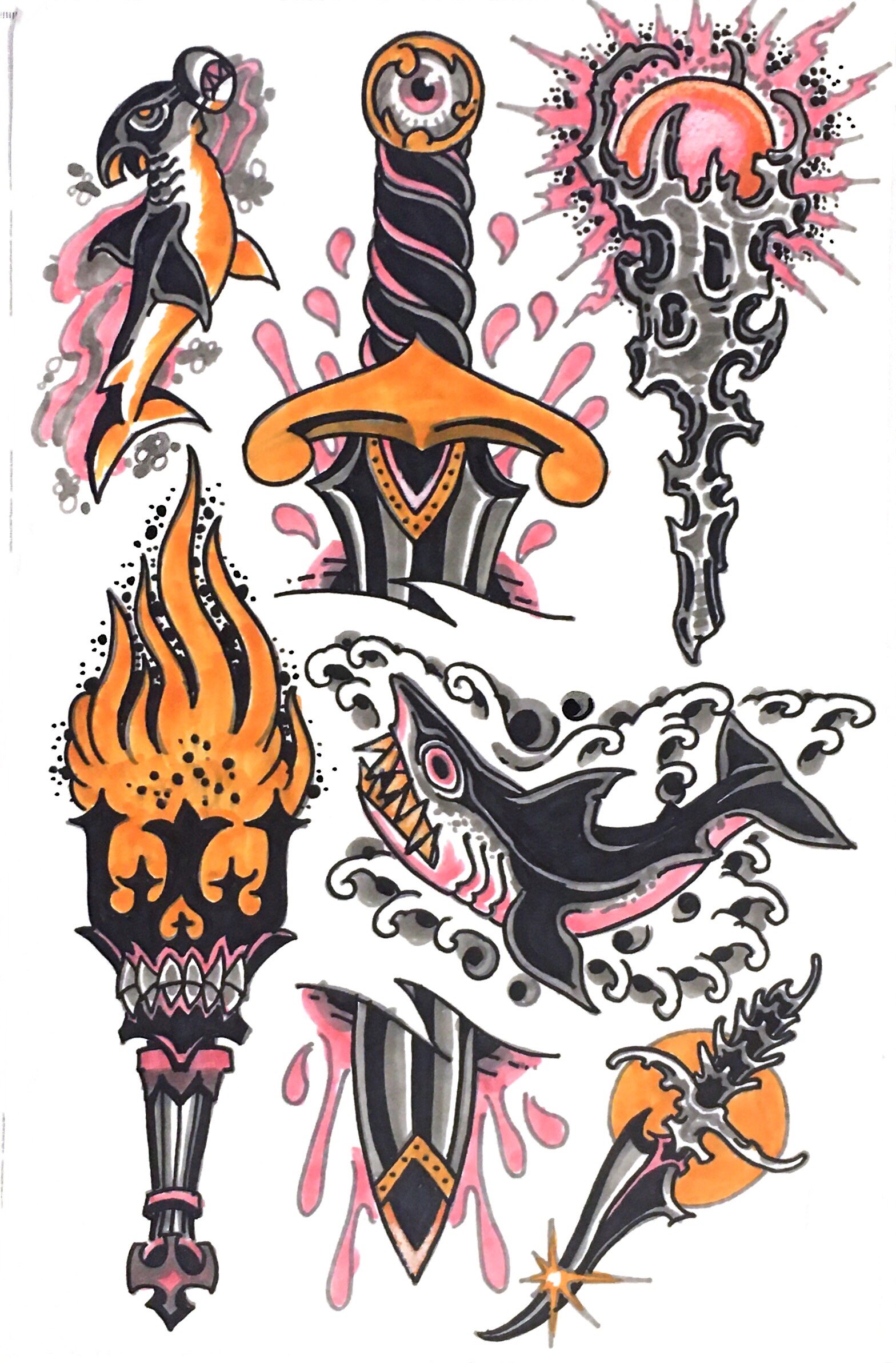 deters torch shark dagger hammer head dagger .jpg