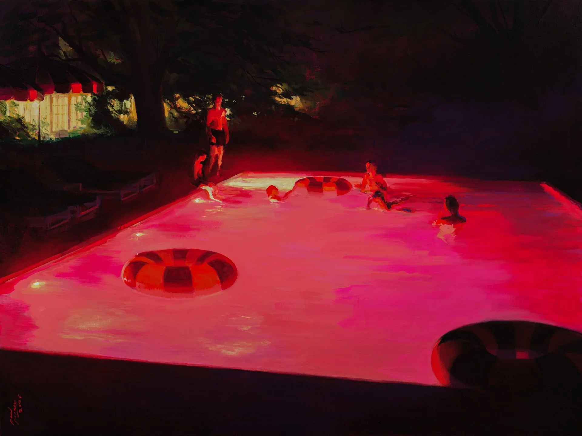 Nights, 36"x48", oil on 1-3/4" profile stretched linen, $9900