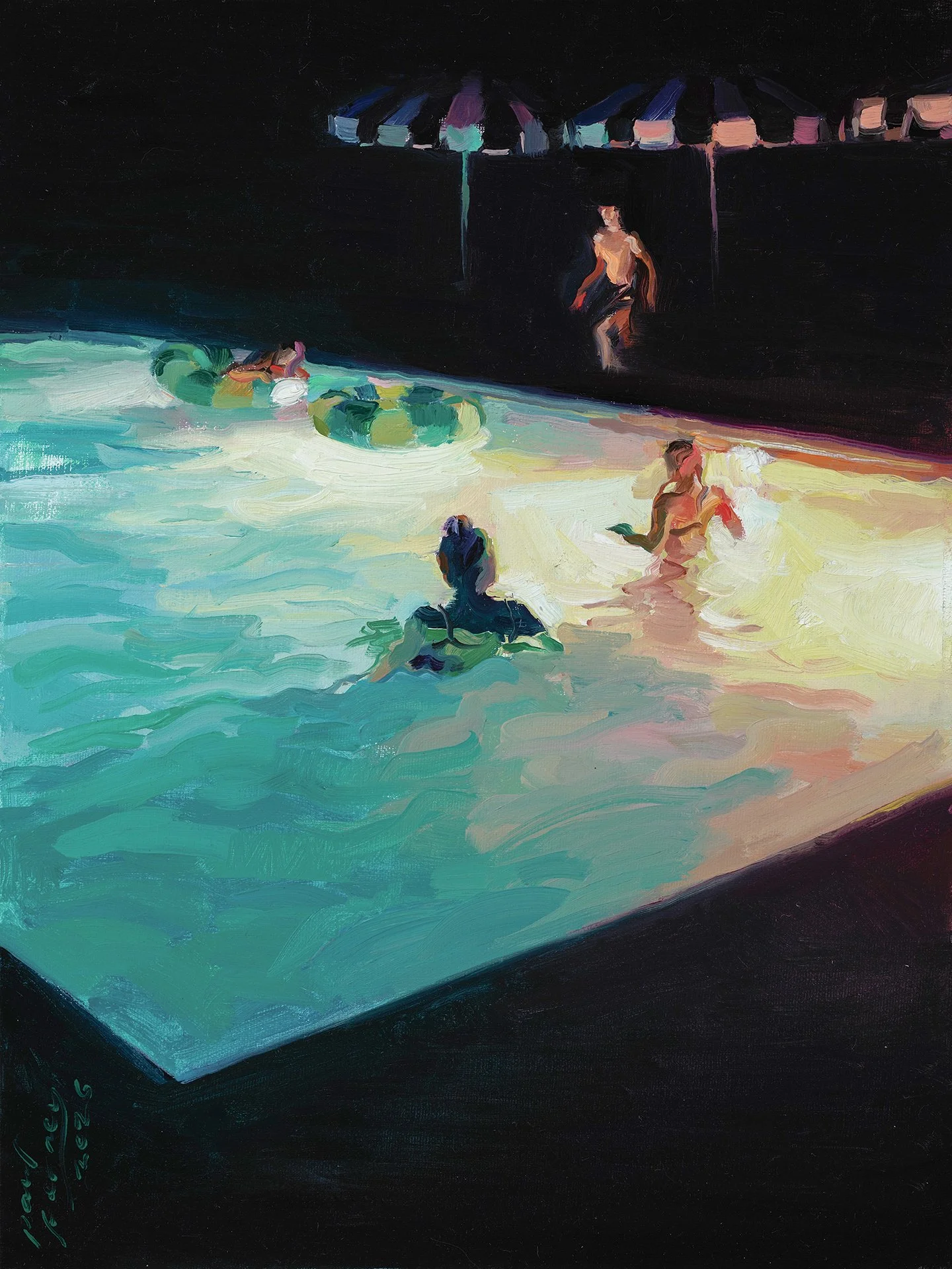 Afterglow Study, Oil on Linen, 9"x12"