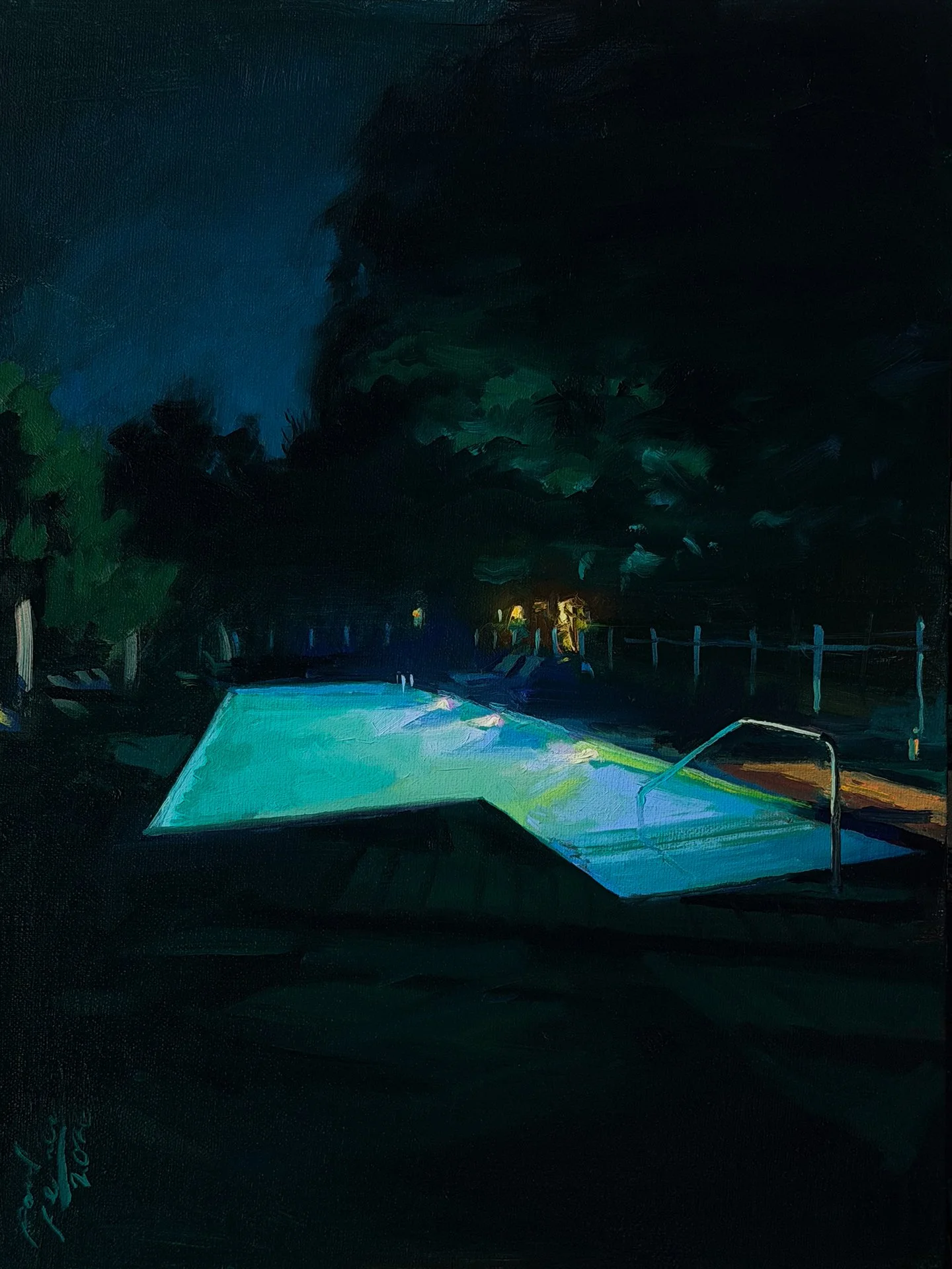 Bluespace, 9"x12", Oil on Linen, $2200
