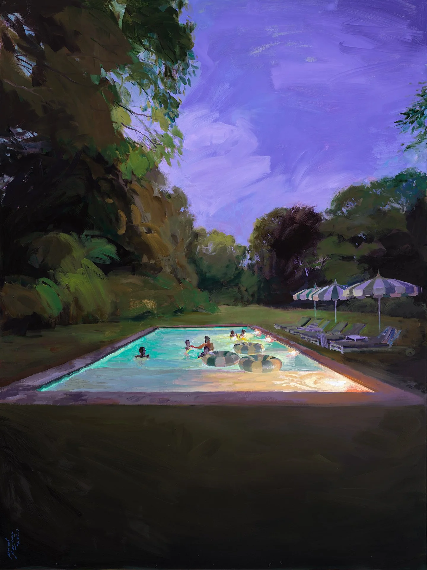 Freestyle, Oil on Linen, 2026