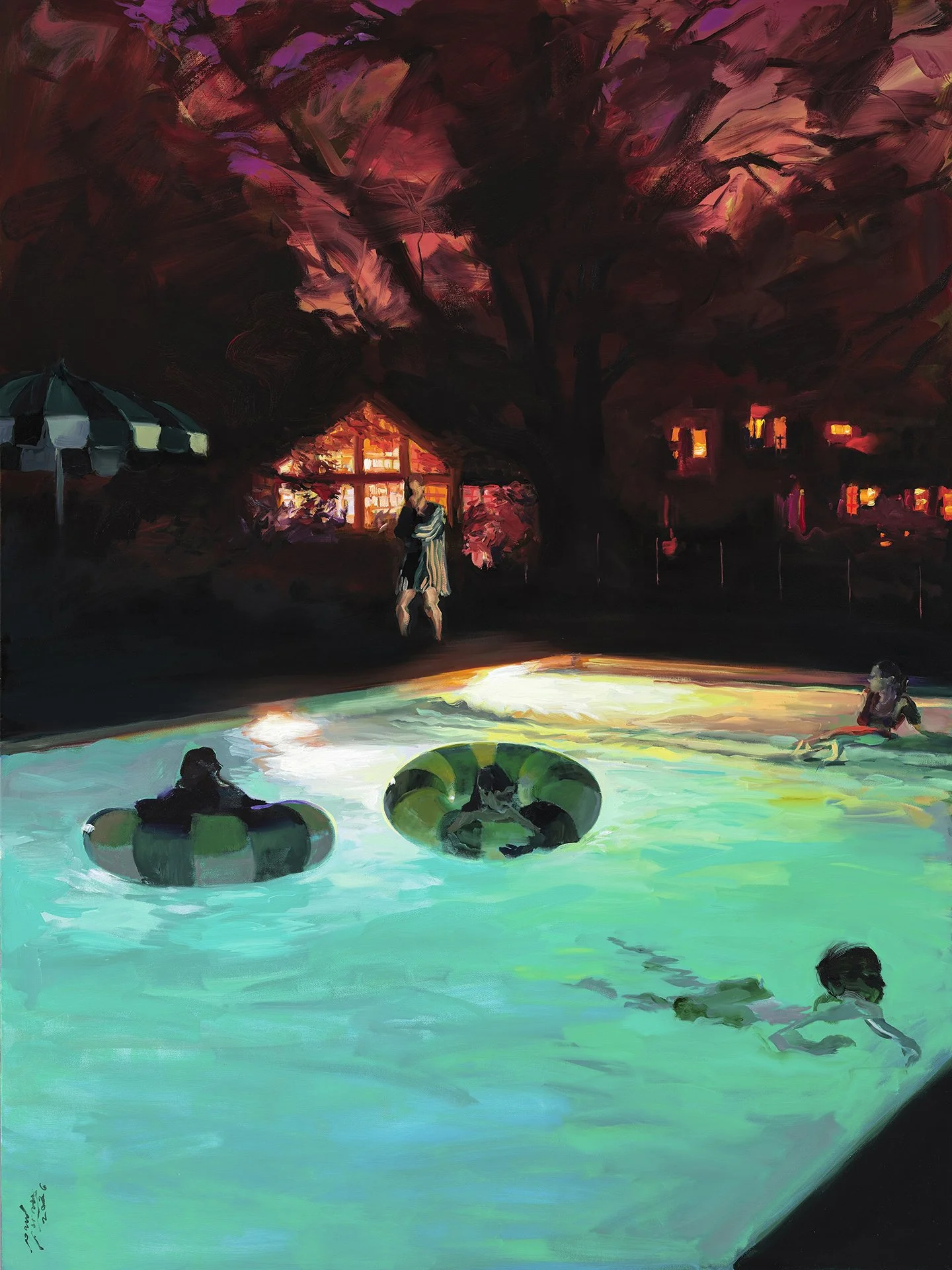 Moonlighting, 36"x48", Oil on Linen, $11,000