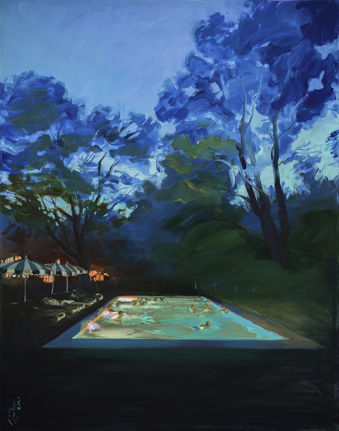 Blue Moonlight, Oil on Linen, 2026