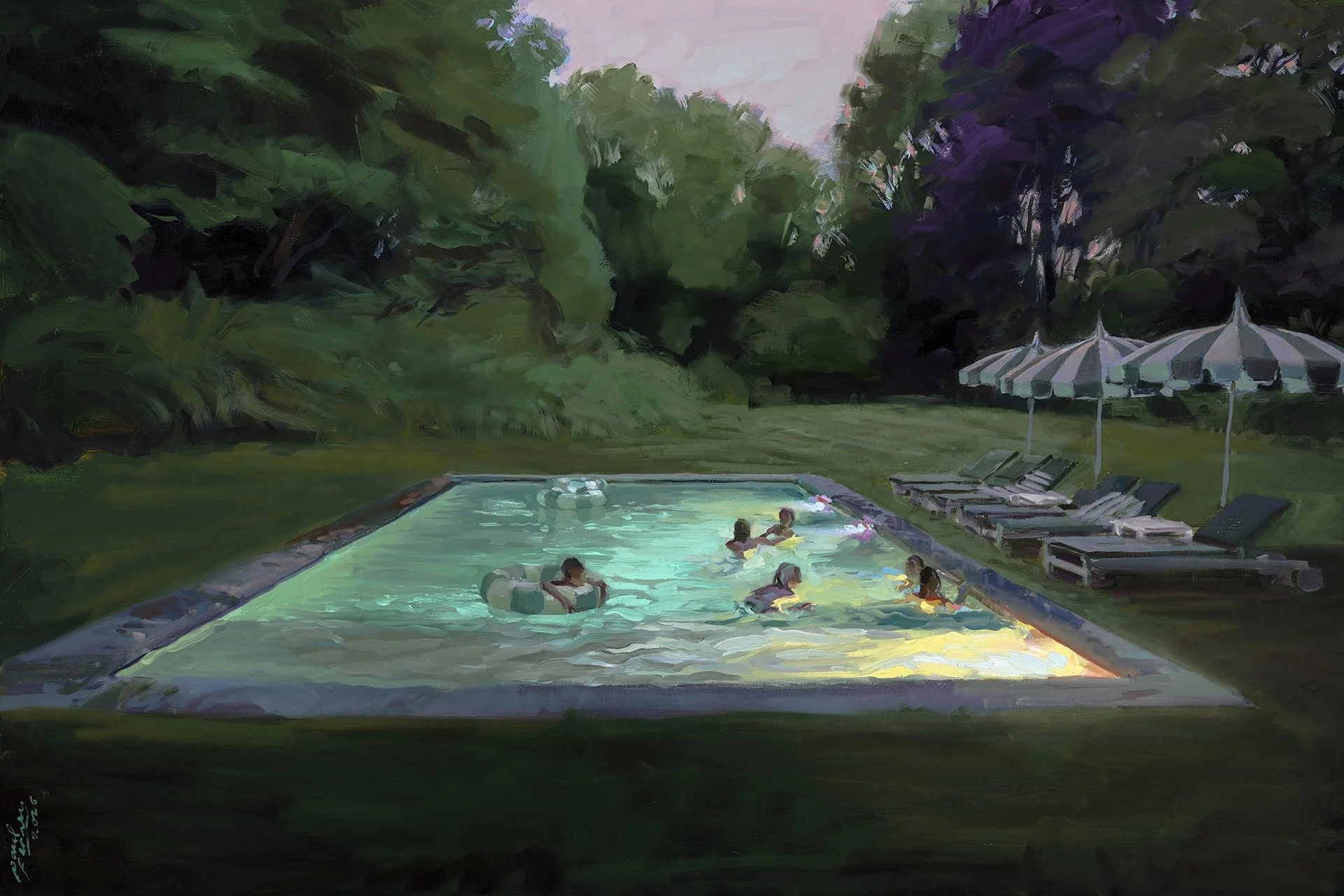Sea Green, Oil on Linen, 2026